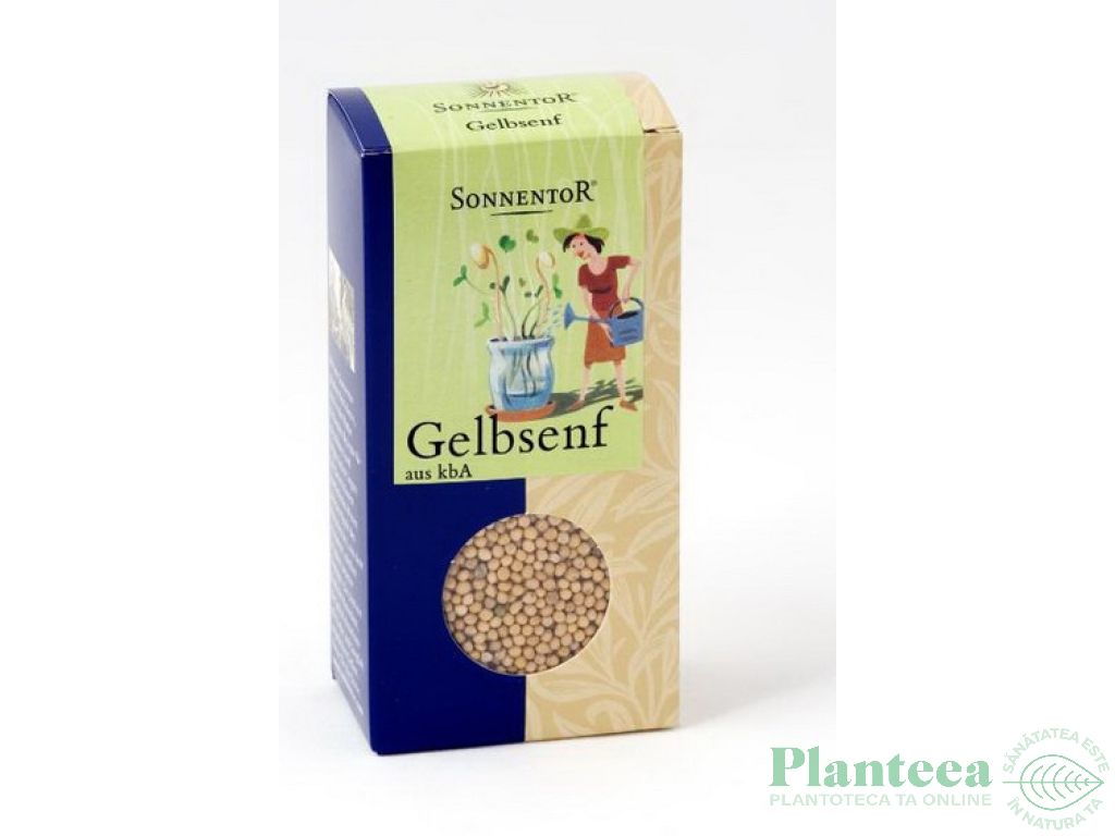 Seminte mustar galben pt germinat eco 120g - SONNENTOR