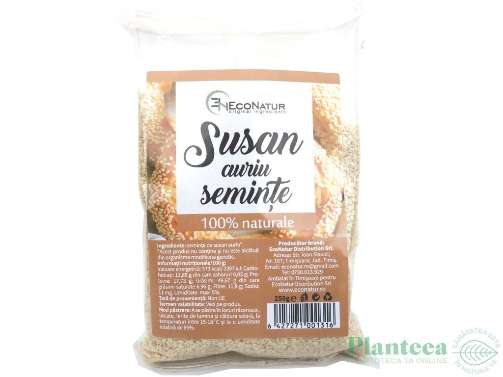 Seminte susan auriu 250g - ECONATUR