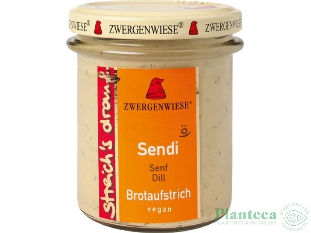 Crema tartinabila mustar marar Sendi eco 160g - ZWERGENWIESE