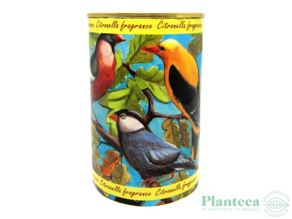 Lumanare parfumata carton ecologica 50h citronella 120g - SER SPA