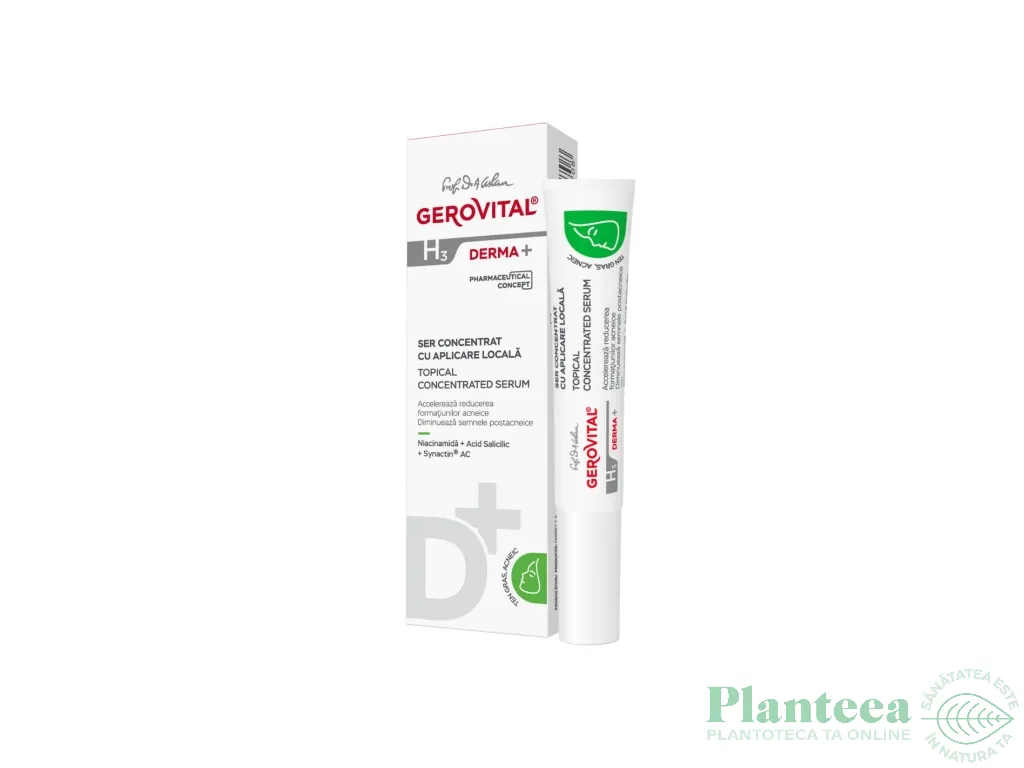 Ser concentrat aplicare locala 15ml - GEROVITAL H3 DERMA+