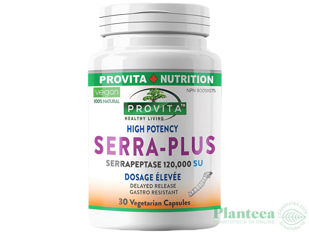 Serra Plus [Serrapeptaza] 30cps - PROVITA NUTRITION