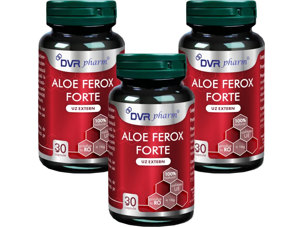 Set Aloe ferox forte 3x30cps - DVR PHARM