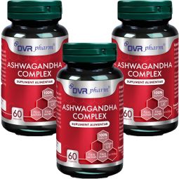 Set Ashwagandha Complex 3x60cps - DVR PHARM