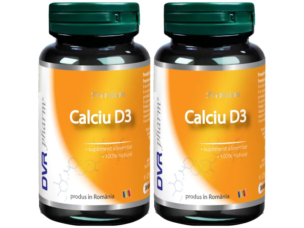 Set Calciu D3 2x30cps - DVR PHARM