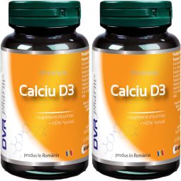 Set Calciu D3 2x60cps - DVR PHARM