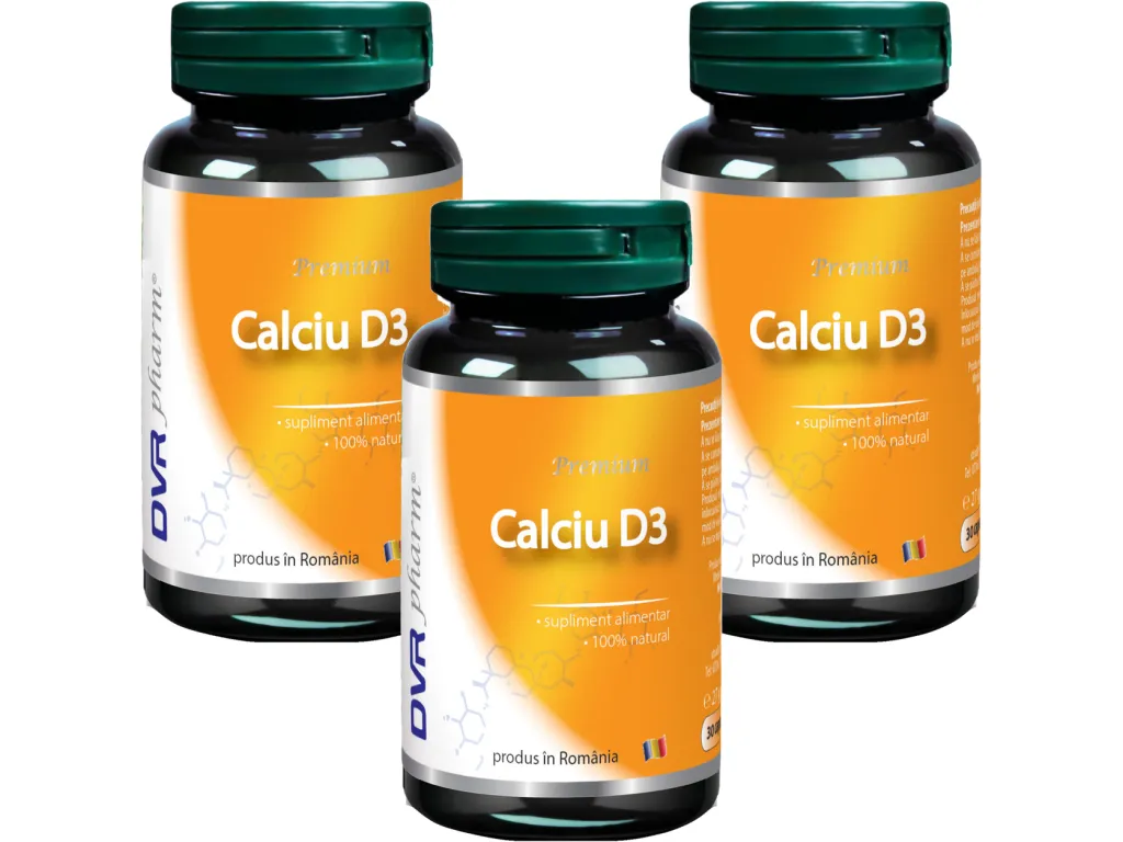 Set Calciu D3 3x30cps - DVR PHARM