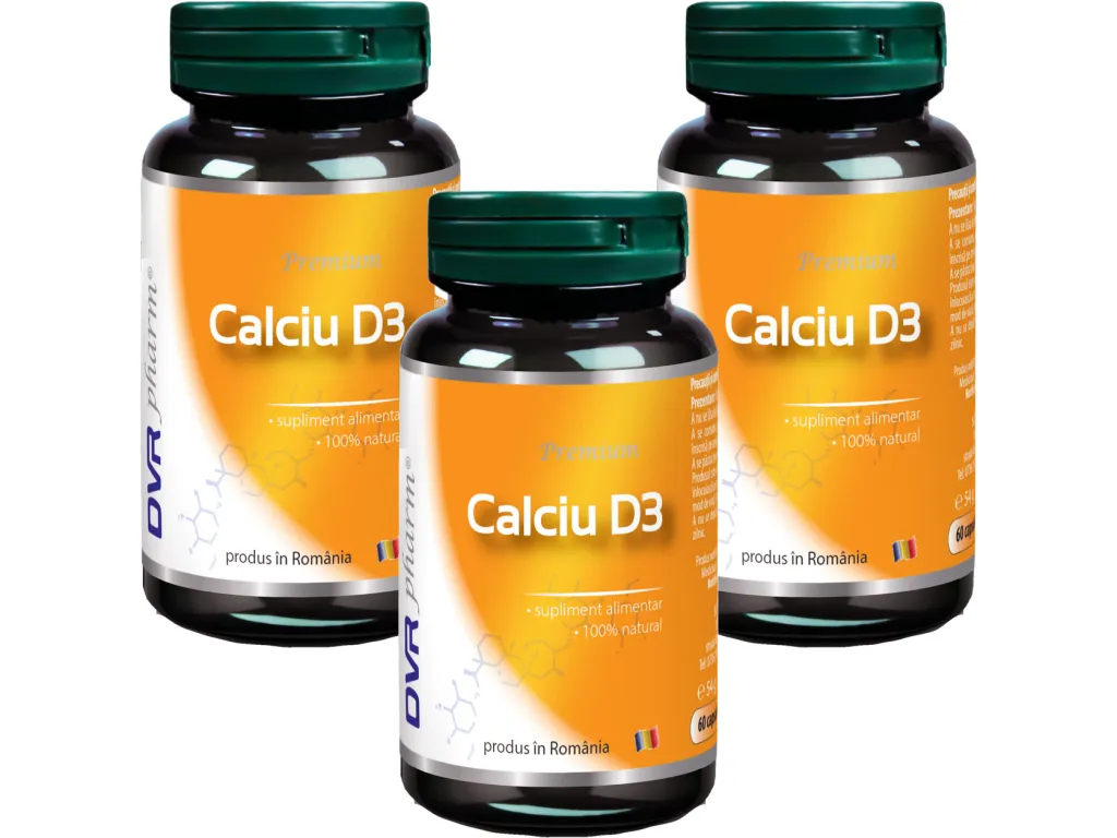 Set Calciu D3 3x60cps - DVR PHARM