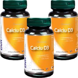 Set Calciu D3 3x60cps - DVR PHARM