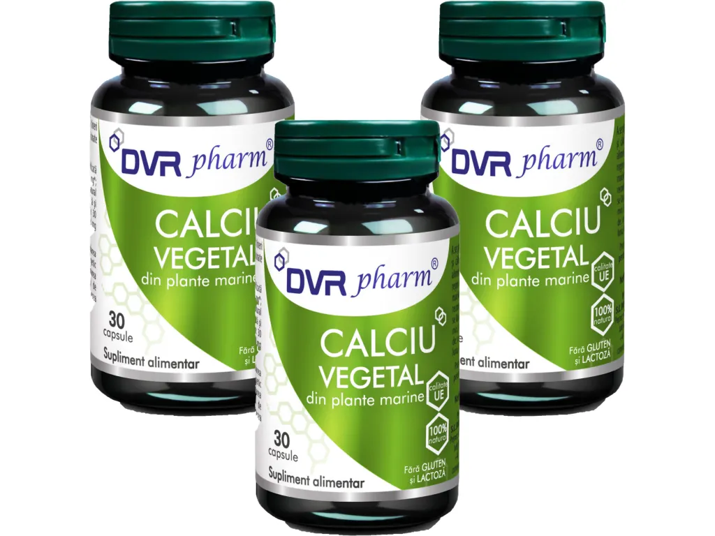 Set Calciu vegetal 3x30cps - DVR PHARM
