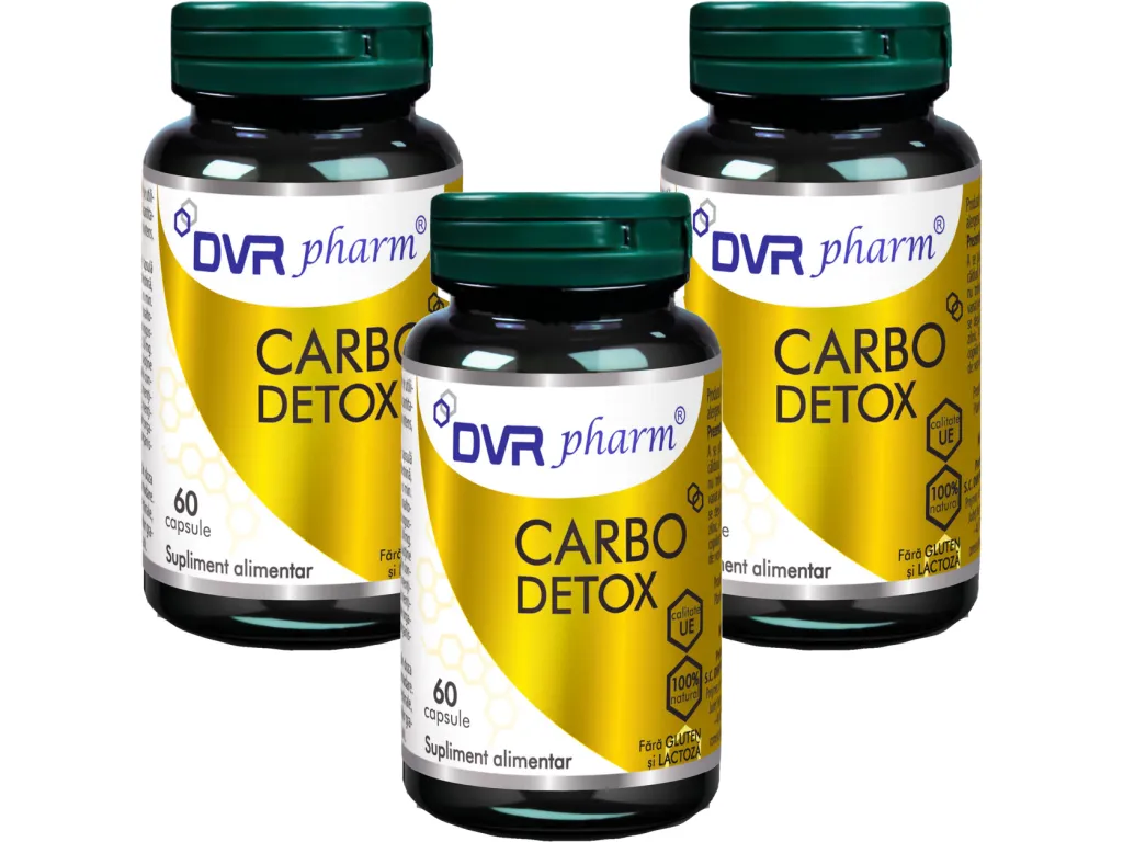 Set CarboDetox 3x60cps - DVR PHARM
