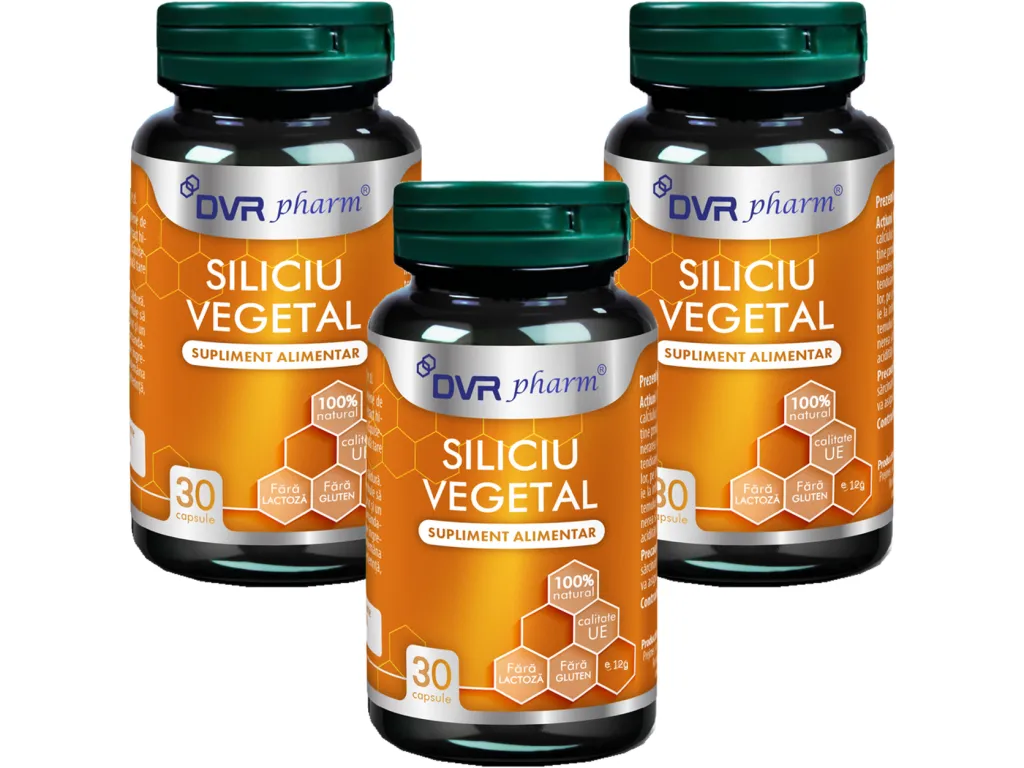 Set Siliciu vegetal 3x30cps - DVR PHARM