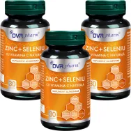 Set Zinc Seleniu C 3x30cps - DVR PHARM