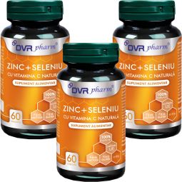 Set Zinc Seleniu C 3x60cps - DVR PHARM