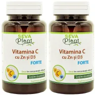 Pachet Vitamina C Zn D3 Forte 2x30cp - SEVA PLANT