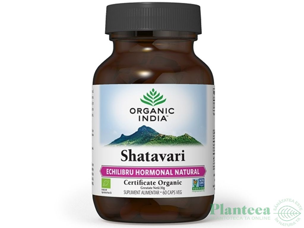 Shatavari [echilibru hormonal natural] 60cps - ORGANIC INDIA