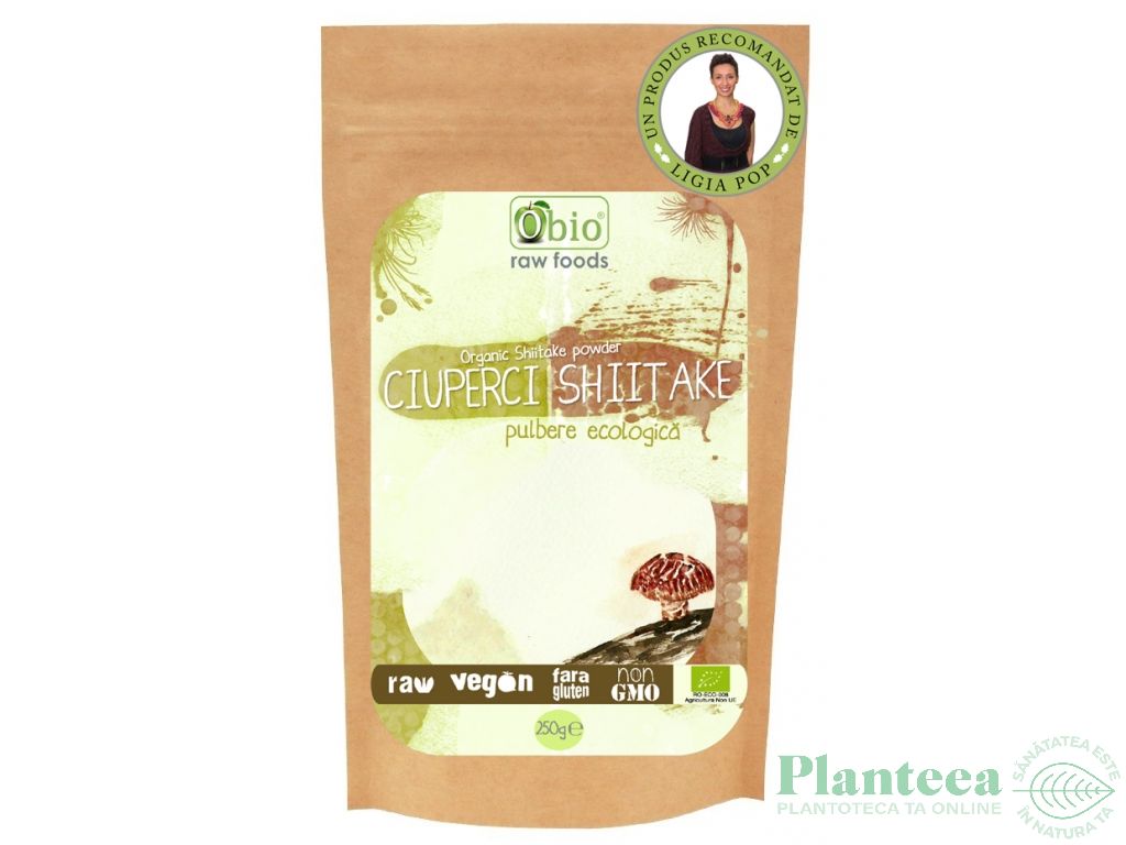 Pulbere shiitake eco 250g - OBIO