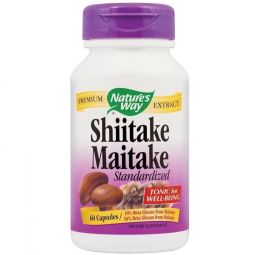 Shiitake maitake 60cps - NATURES WAY
