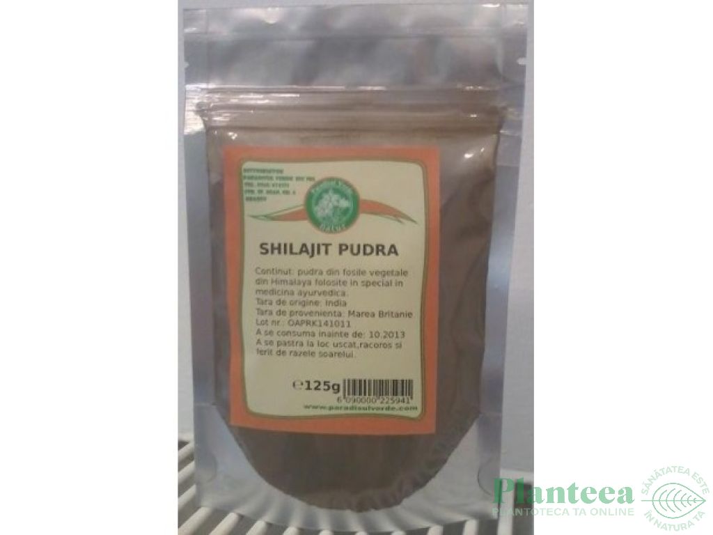 Pulbere shilajit ET natur 125g - PARADISUL VERDE