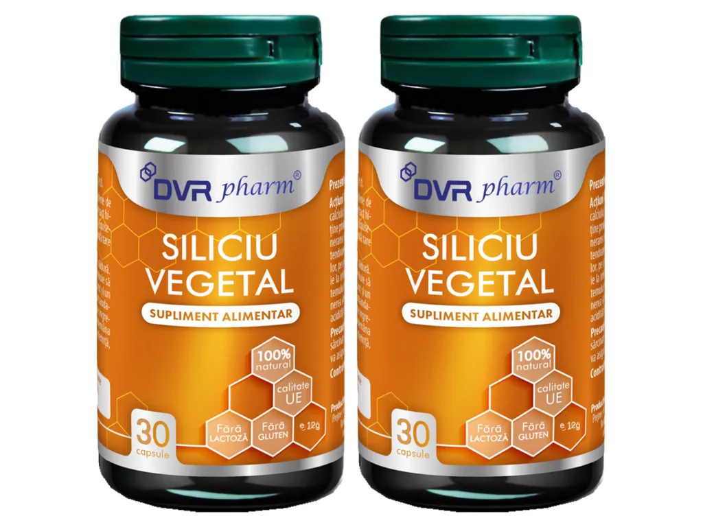 Set Siliciu vegetal 2x30cps - DVR PHARM