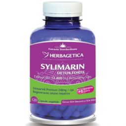 Sylimarin detox forte 120cps - HERBAGETICA