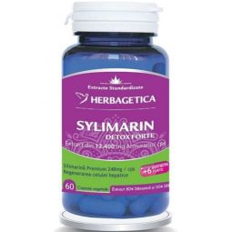 Sylimarin detox forte 60cps - HERBAGETICA