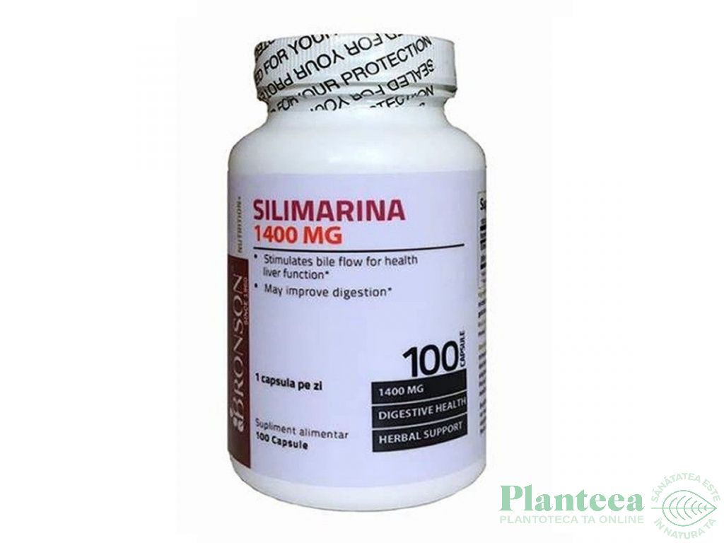 Silimarina 1400mg 100cps - BRONSON