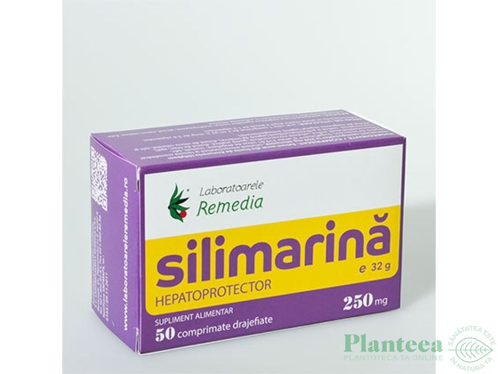 Silimarina 250mg 50cp - REMEDIA