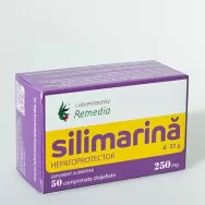 Silimarina 250mg 50cp - REMEDIA