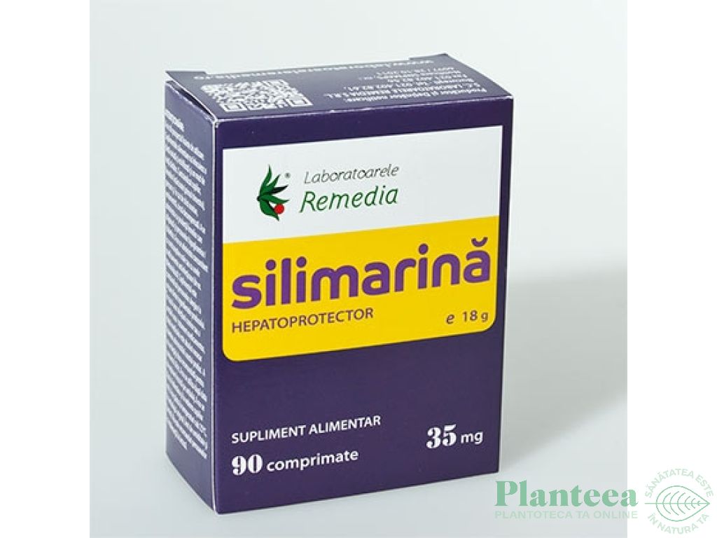 Silimarina 35mg 90cp - REMEDIA