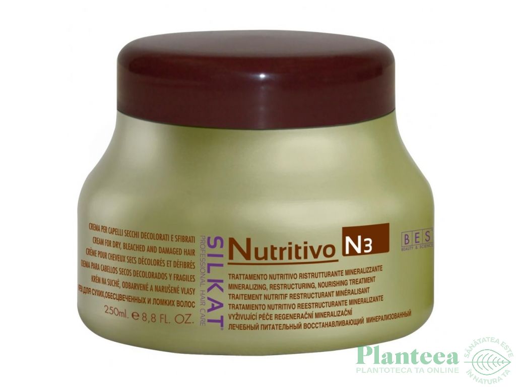 Crema par nutritiva restructuranta mineralizanta N3 Silkat 250ml - BES