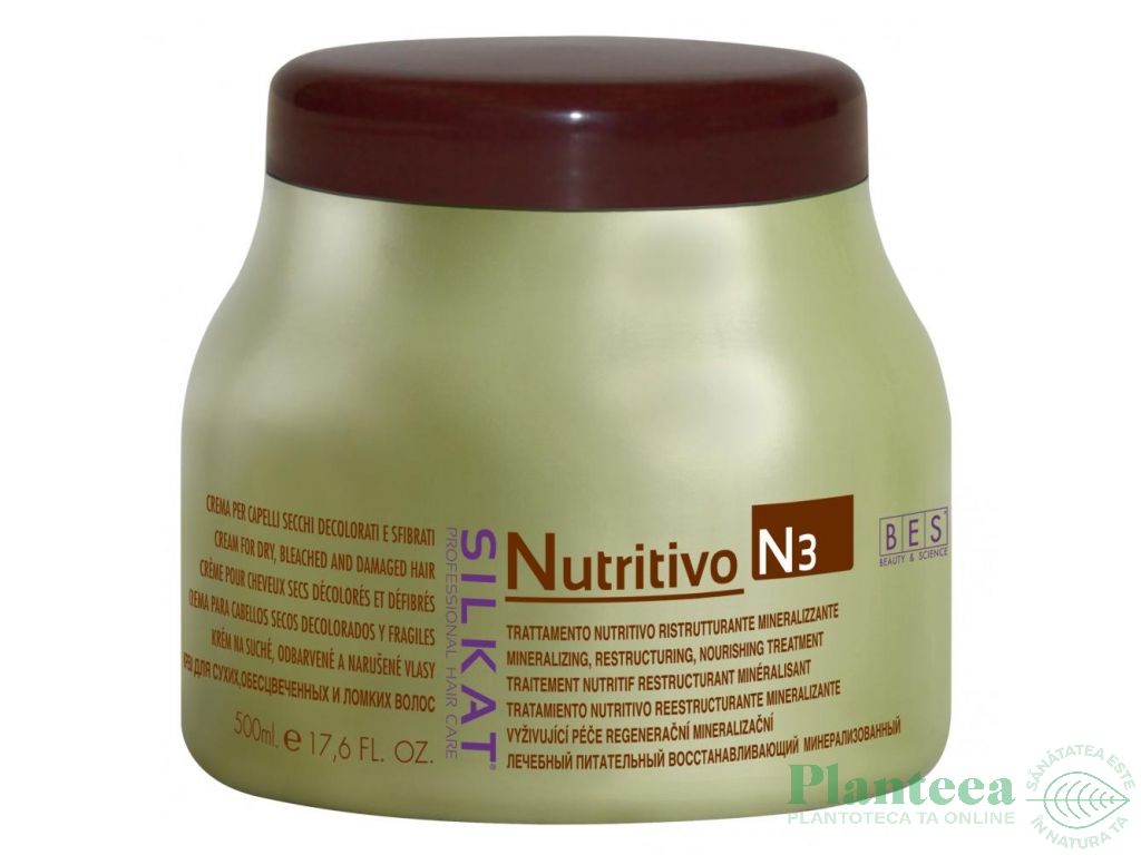 Crema par nutritiva restructuranta mineralizanta N3 Silkat 500ml - BES