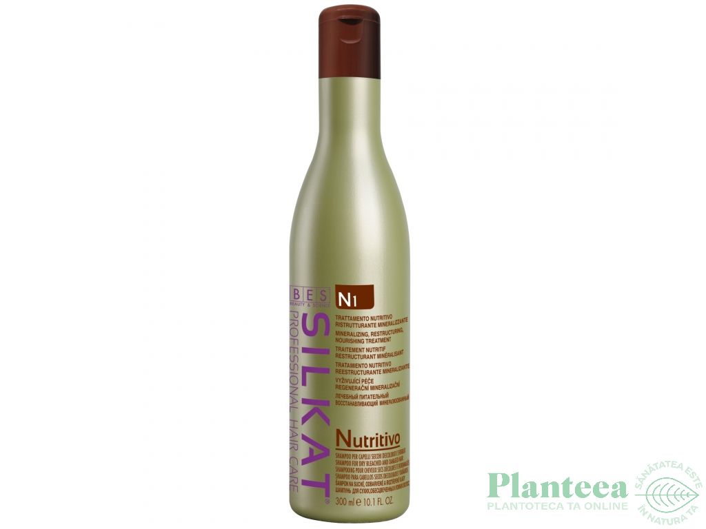 Sampon nutritiv restructurant mineralizant N1 Silkat 300ml - BES