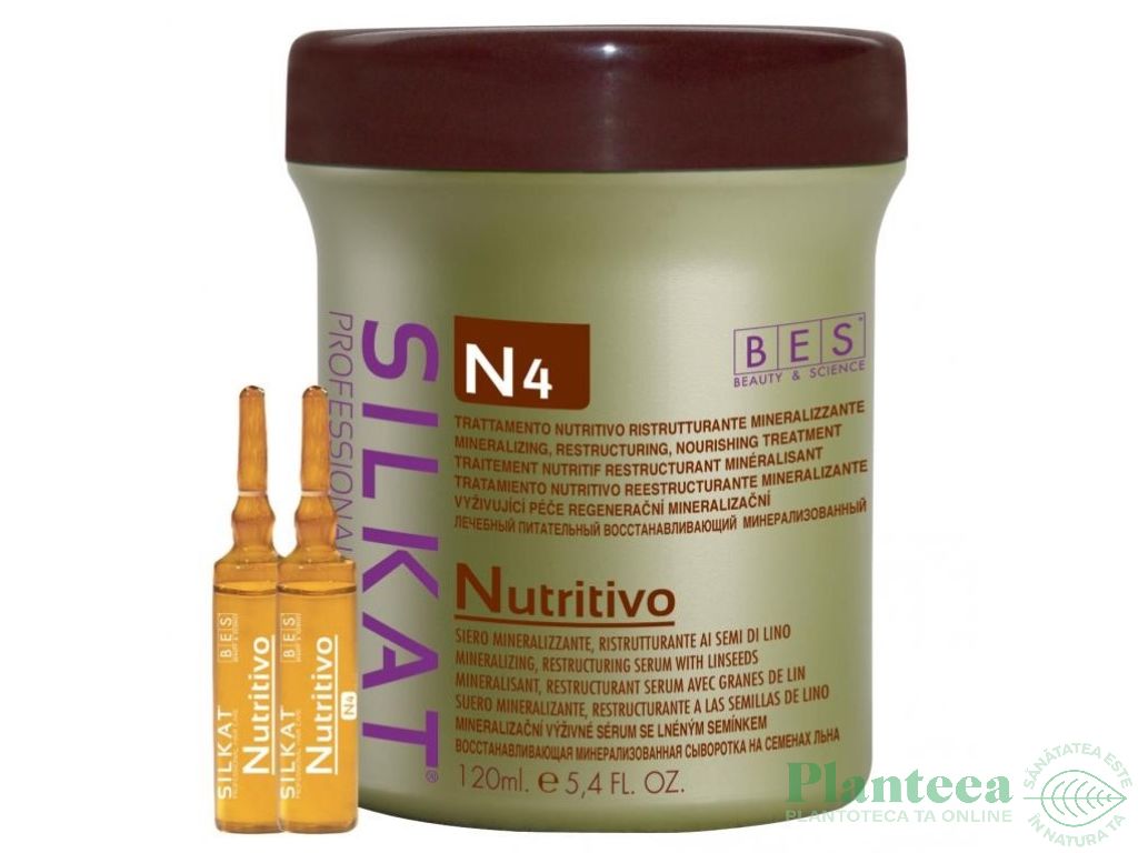 Tratament par nutritiv restructurant mineralizant N4 Silkat 12fl - BES