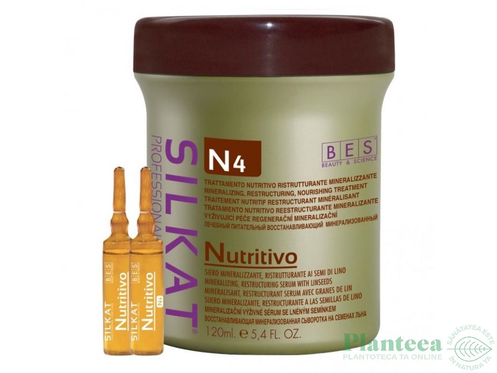 Tratament par nutritiv restructurant mineralizant N4 Silkat 1fl - BES