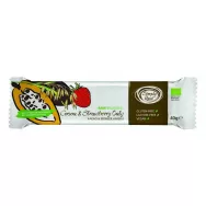 Baton breakfast capsuni cacao ovaz raw bio 40g - SIMPLY RAW