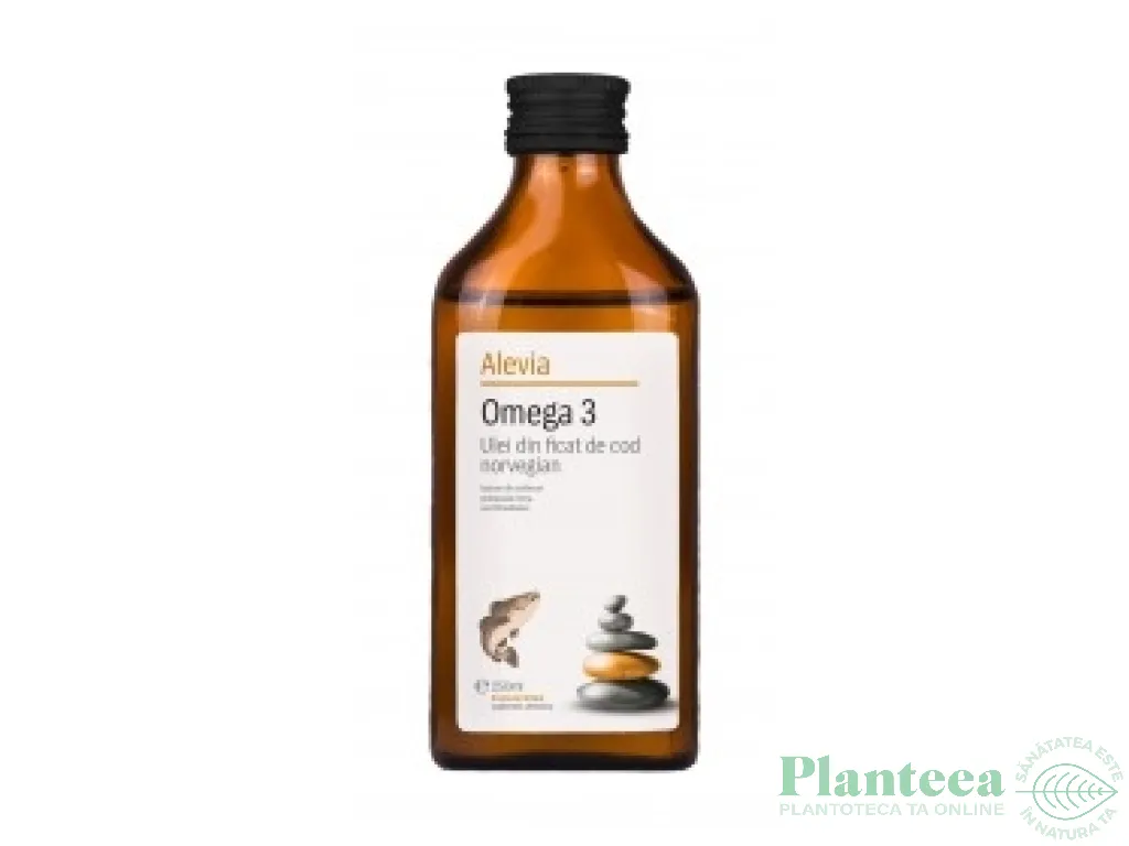 Ulei ficat cod norvegian omega3 250ml - ALEVIA