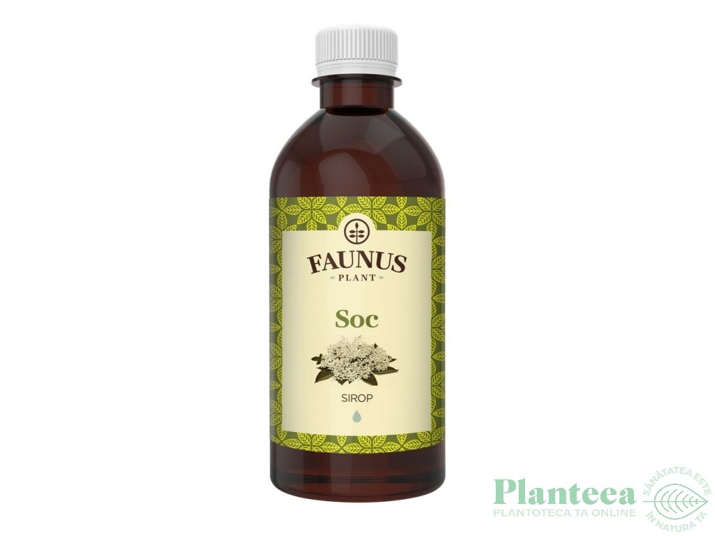 Sirop soc flori 500ml - FAUNUS PLANT