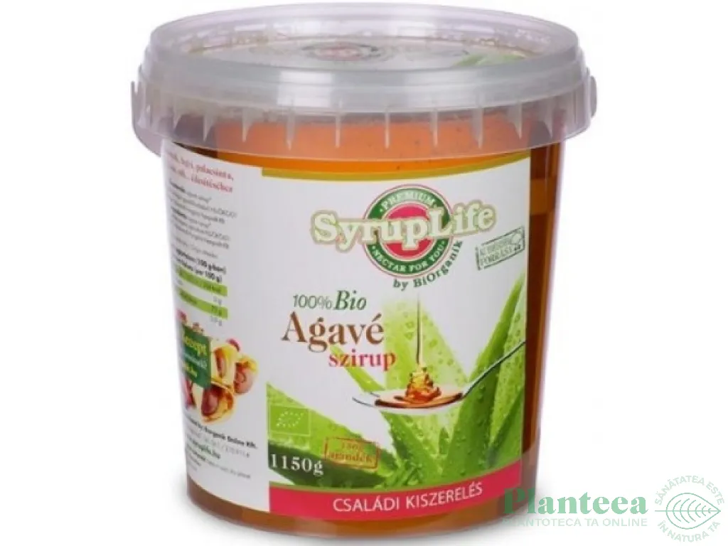 Indulcitor sirop agave bio 1150ml - BIORGANIK