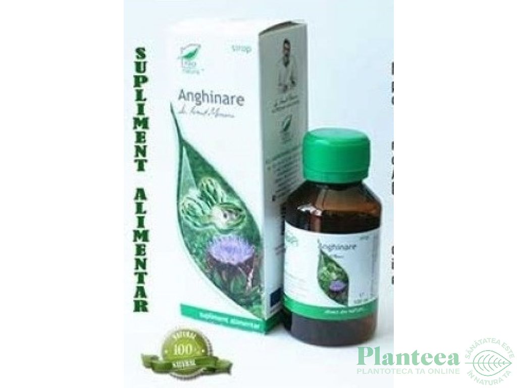 Sirop anghinare 100ml - MEDICA