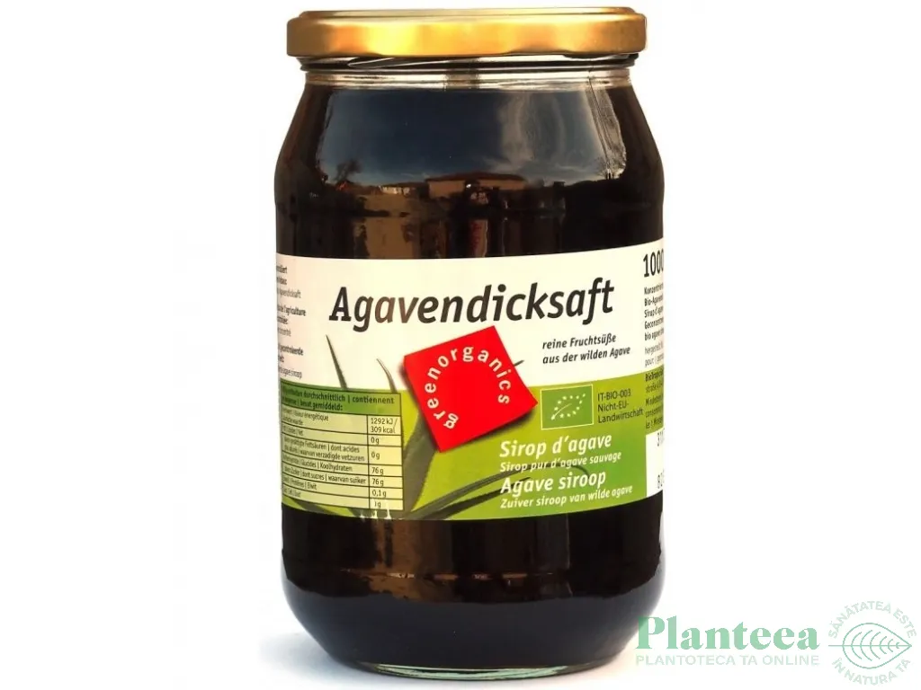 Indulcitor sirop agave bio 1kg - GREEN ORGANICS