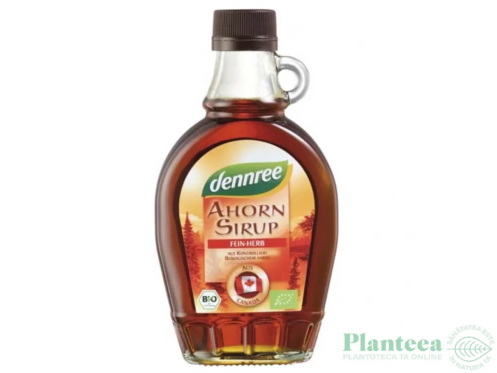 Indulcitor sirop artar grad A gust intens eco 250ml - DENNREE