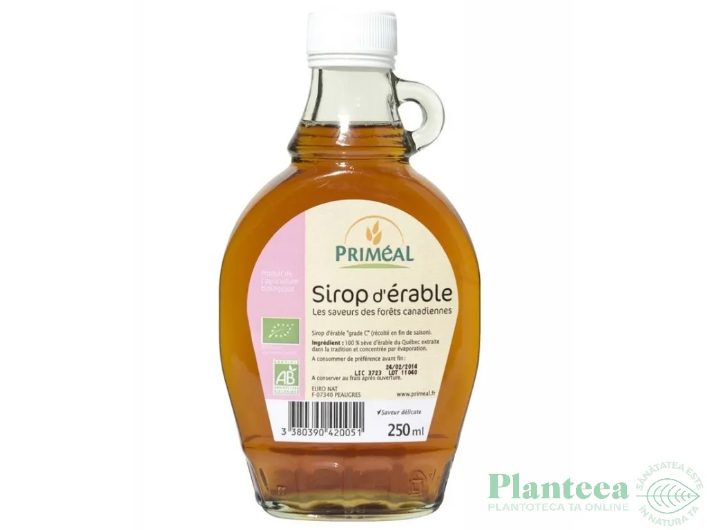 Indulcitor sirop artar grad C eco 250ml - PRIMEAL