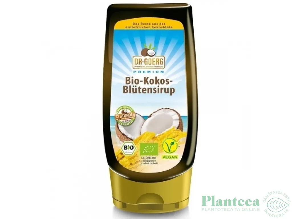 Indulcitor sirop flori cocos bio 350g - DR GOERG