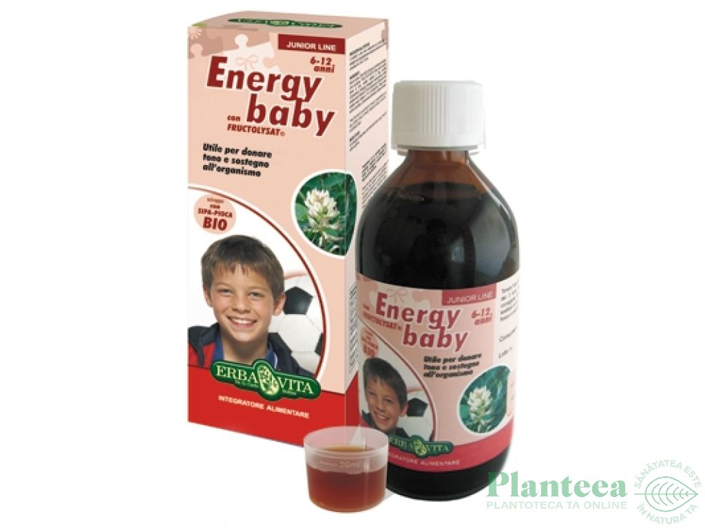 Sirop Energy baby 6_12ani 150ml - ERBA VITA