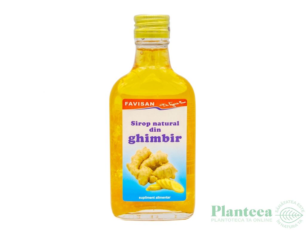 Sirop natural ghimbir 200ml - FAVISAN