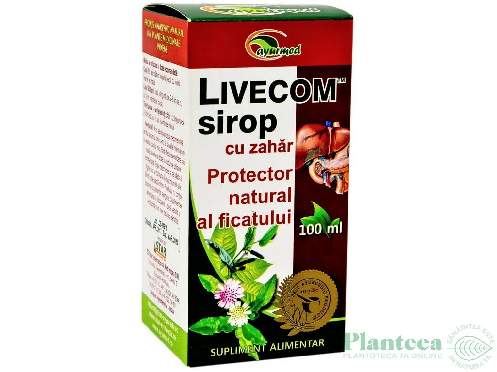 Sirop Livecom clasic 100ml - AYURMED