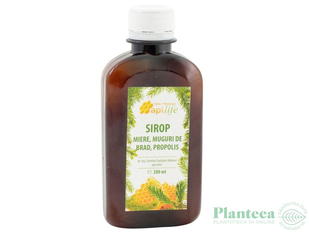 Sirop miere brad propolis 200ml - APILIFE