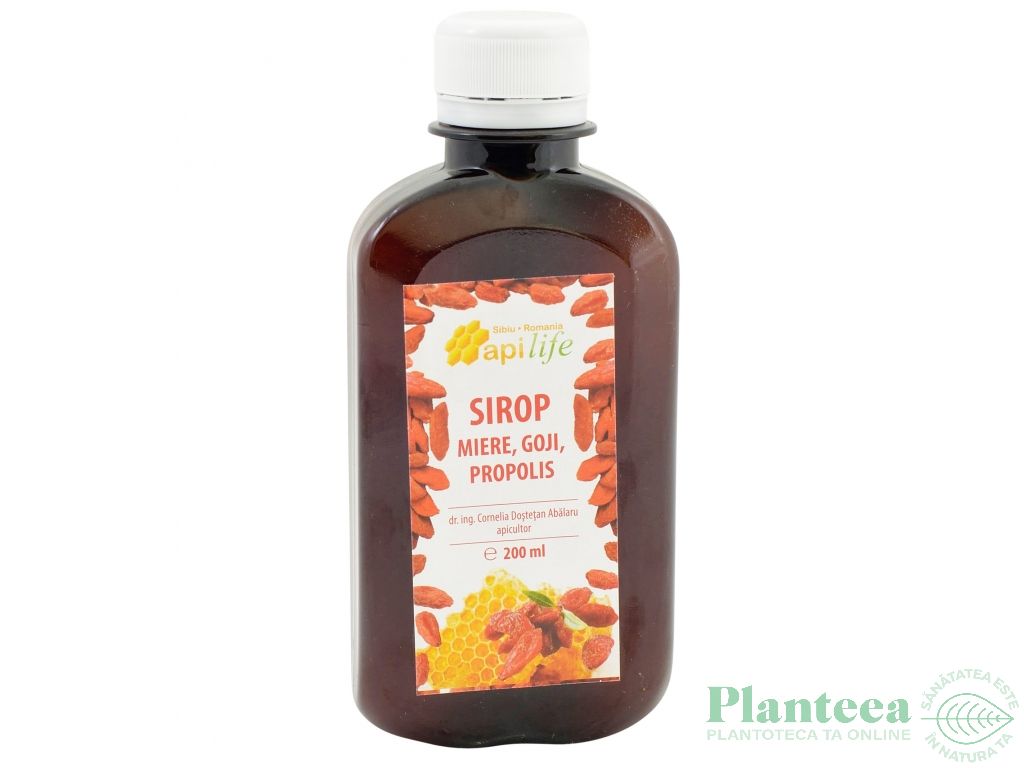 Sirop miere goji propolis 200ml - APILIFE