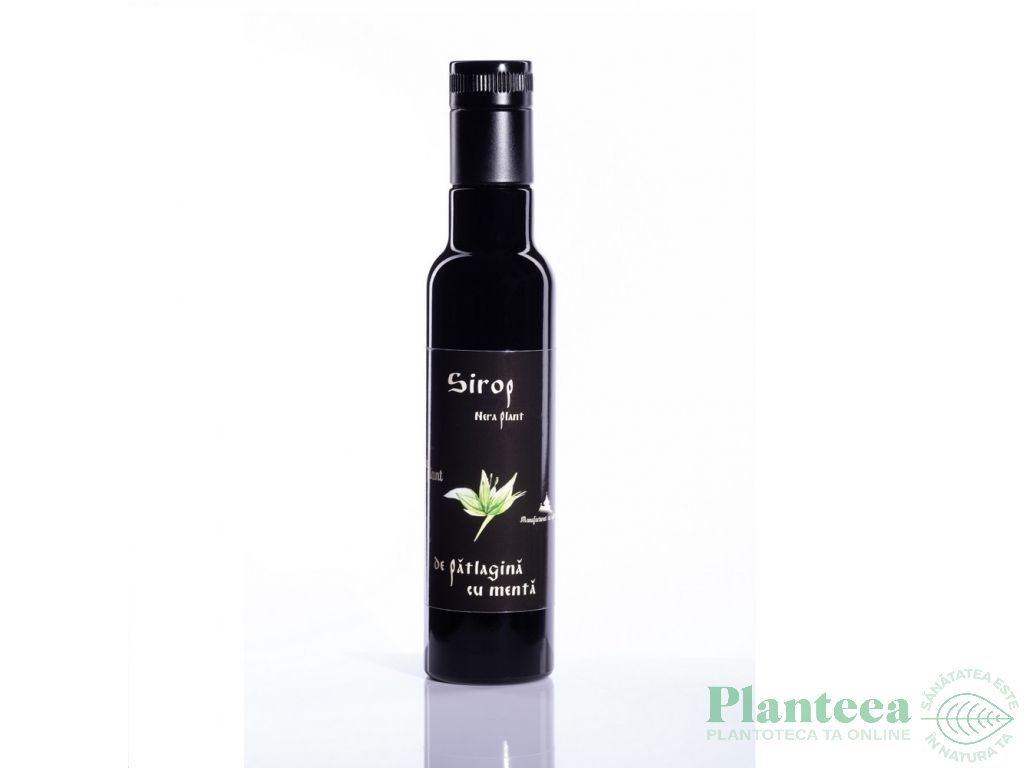 Sirop patlagina menta 250ml - NERA PLANT